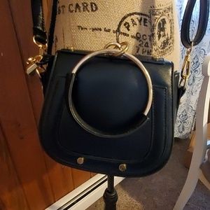 Black crossbody or wristlet